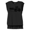 Women's Flowy Muscle Tee With Rolled Cuffs Thumbnail