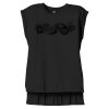 Women's Flowy Muscle Tee With Rolled Cuffs Thumbnail