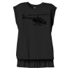 Women's Flowy Muscle Tee With Rolled Cuffs Thumbnail