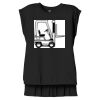 Women's Flowy Muscle Tee With Rolled Cuffs Thumbnail