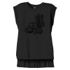 Women's Flowy Muscle Tee With Rolled Cuffs Thumbnail