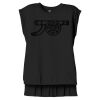 Women's Flowy Muscle Tee With Rolled Cuffs Thumbnail