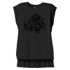 Women's Flowy Muscle Tee With Rolled Cuffs Thumbnail