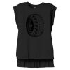 Women's Flowy Muscle Tee With Rolled Cuffs Thumbnail