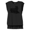 Women's Flowy Muscle Tee With Rolled Cuffs Thumbnail