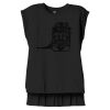 Women's Flowy Muscle Tee With Rolled Cuffs Thumbnail