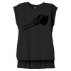 Women's Flowy Muscle Tee With Rolled Cuffs Thumbnail