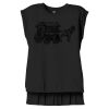 Women's Flowy Muscle Tee With Rolled Cuffs Thumbnail