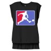 Women's Flowy Muscle Tee With Rolled Cuffs Thumbnail