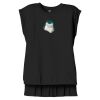 Women's Flowy Muscle Tee With Rolled Cuffs Thumbnail