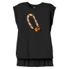 Women's Flowy Muscle Tee With Rolled Cuffs Thumbnail