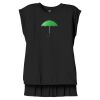 Women's Flowy Muscle Tee With Rolled Cuffs Thumbnail
