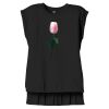 Women's Flowy Muscle Tee With Rolled Cuffs Thumbnail
