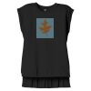 Women's Flowy Muscle Tee With Rolled Cuffs Thumbnail