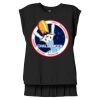 Women's Flowy Muscle Tee With Rolled Cuffs Thumbnail