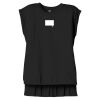 Women's Flowy Muscle Tee With Rolled Cuffs Thumbnail