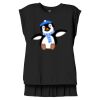 Women's Flowy Muscle Tee With Rolled Cuffs Thumbnail