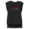 Women's Flowy Muscle Tee With Rolled Cuffs Thumbnail