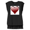 Women's Flowy Muscle Tee With Rolled Cuffs Thumbnail