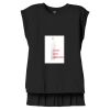Women's Flowy Muscle Tee With Rolled Cuffs Thumbnail