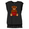 Women's Flowy Muscle Tee With Rolled Cuffs Thumbnail