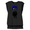 Women's Flowy Muscle Tee With Rolled Cuffs Thumbnail