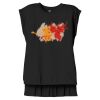 Women's Flowy Muscle Tee With Rolled Cuffs Thumbnail