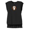 Women's Flowy Muscle Tee With Rolled Cuffs Thumbnail