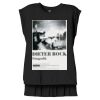 Women's Flowy Muscle Tee With Rolled Cuffs Thumbnail