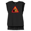 Women's Flowy Muscle Tee With Rolled Cuffs Thumbnail