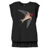 Women's Flowy Muscle Tee With Rolled Cuffs Thumbnail
