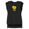 Women's Flowy Muscle Tee With Rolled Cuffs Thumbnail