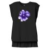 Women's Flowy Muscle Tee With Rolled Cuffs Thumbnail