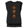 Women's Flowy Muscle Tee With Rolled Cuffs Thumbnail