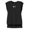 Women's Flowy Muscle Tee With Rolled Cuffs Thumbnail