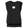 Women's Flowy Muscle Tee With Rolled Cuffs Thumbnail