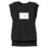 Women's Flowy Muscle Tee With Rolled Cuffs Thumbnail