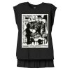 Women's Flowy Muscle Tee With Rolled Cuffs Thumbnail