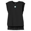 Women's Flowy Muscle Tee With Rolled Cuffs Thumbnail