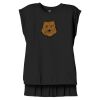 Women's Flowy Muscle Tee With Rolled Cuffs Thumbnail