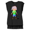 Women's Flowy Muscle Tee With Rolled Cuffs Thumbnail