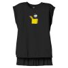 Women's Flowy Muscle Tee With Rolled Cuffs Thumbnail