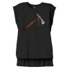 Women's Flowy Muscle Tee With Rolled Cuffs Thumbnail