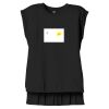 Women's Flowy Muscle Tee With Rolled Cuffs Thumbnail