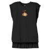 Women's Flowy Muscle Tee With Rolled Cuffs Thumbnail