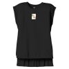 Women's Flowy Muscle Tee With Rolled Cuffs Thumbnail