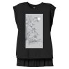 Women's Flowy Muscle Tee With Rolled Cuffs Thumbnail