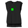 Women's Flowy Muscle Tee With Rolled Cuffs Thumbnail