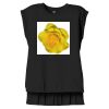 Women's Flowy Muscle Tee With Rolled Cuffs Thumbnail