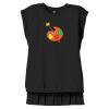 Women's Flowy Muscle Tee With Rolled Cuffs Thumbnail